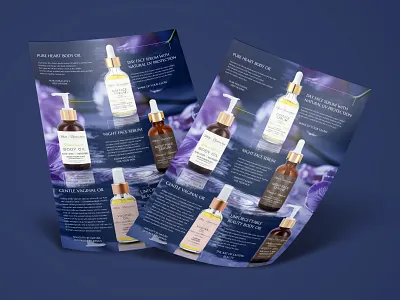 Skincare Flyer Design beauty branding cosmetics design flyer design graphic design product design product flyer skincare product