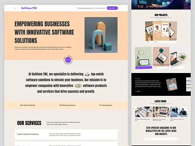 SoftCom TNC - Technology Website Template agencies agency building trust agency website agency website template business website it company software firms technology website template templates webflow agency website webflow template webflow templates