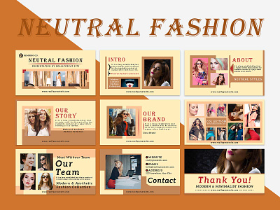 Neutral Fashion Design Presentation creative fashion design fashion fashion design fashion design presentation presentation