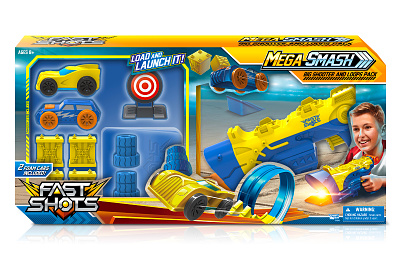 Mini-Car Blaster Gun Packaging branding graphic design illustration logo packaging toy packaging