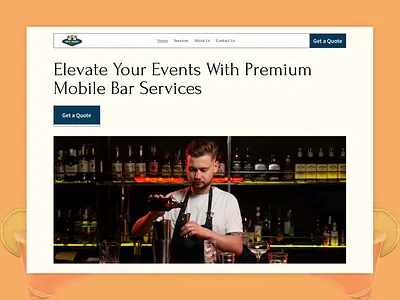 Tipsy Website UI UX Design bartenderbranding creativebusinesssite design eventserviceswebdesign freelancewebdesigner hospitalitywebsite mobilebartendingwebsite modernuiux servicebusinesswebsite smallbusinessdesign tipsy website design ui ui design ux ux design uxui design webdesignforevents website design website uiux website uiux design