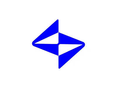 S abstract monogram abstract ai arrows branding digital direction fintech icon left and right logo mark monogram power s star strong tech technology trade