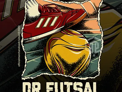 DR FUTSAL artwork branding commissionwork design football illustration illustrator logo outdoorapparel sport tshirt ui