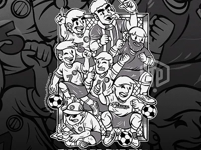 FIGHT TO THE END - DR FUTSAL artwork branding commissionwork design football futsal illustration illustrator outdoorapparel sport tshirt