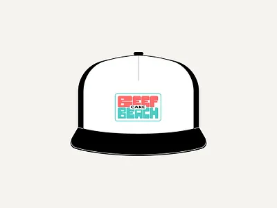 Beefcake Beach: Classic Snapback Vol. IV apparel badge design badge logo beach bodybuilder branding crocodile florida graphic design gym hat logotype merchandise monogram monoline retro retro branding surfing tshirt vintage illustration