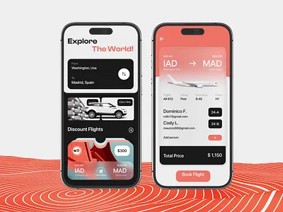 Booking Mobile iOS App Design app app design concept app design template app interface booking booking app dark theme dashboard dashboard design design mobile mobile app mobile ui modern design online product design ui uiux ux