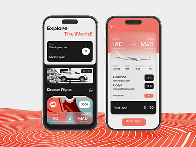 Booking Mobile iOS App Design app app design concept app design template app interface booking booking app dark theme dashboard dashboard design design mobile mobile app mobile ui modern design online product design ui uiux ux