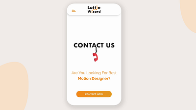 Contact Us Phone Banner Lottie Animation animation contact us contact us lottie creative contact us design illustration lottie animation lottie files modern contact us page motion design motion graphics phone phone animation telephone hanging ui ux