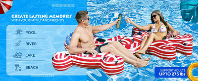 Fluzzle Tubes – Summer A+ Content Design fun pool party content ideas outdoor summer marketing visuals pool float advertising creatives social media brand storytelling summer pool float instagram post