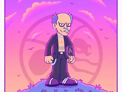 KEITH FLINT alterfan alterfan art artist breakbeat cartoon cartoons character electronic music illustration keith flint the prodigy theprodigy