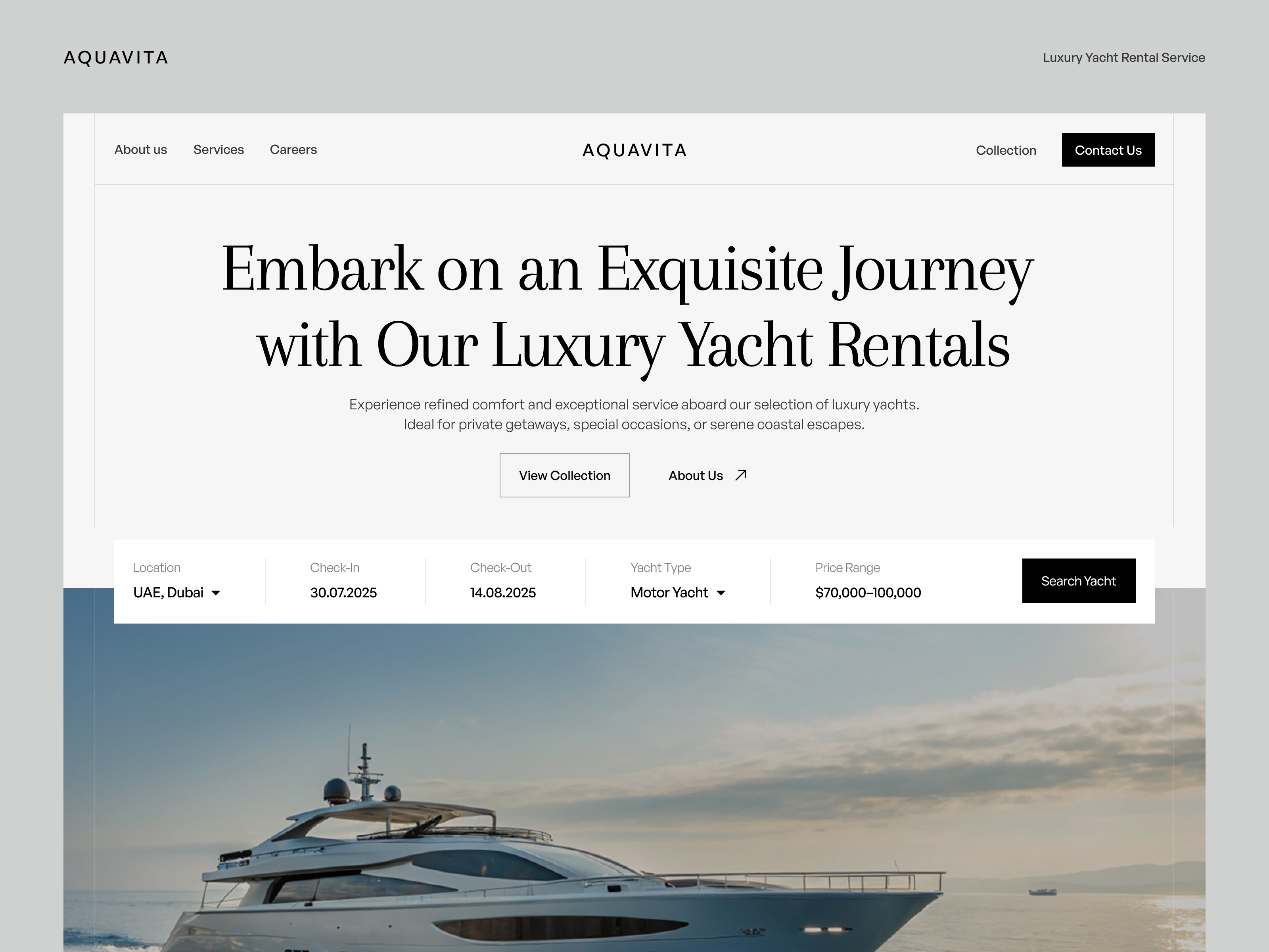 Example of Landing Page | Design & Dev