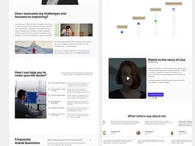 A personal Branding website for a coach / consultant. 3d animation app branding design graphic design illustration logo motion graphics ui