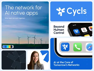 Cycls Monetize AI- Logo Design app apps brandbook brandidentity design graphic design icon illustration illustrator landing page logo logogram logotype minimal mockup studicase ui ux vector web