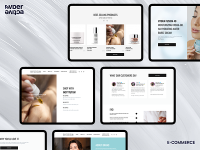 🧖🏻‍♀️ Web Design for a Luxury Cosmetics Brand | Hyperactive clean design colors cosmetics design ecommerce graphic design hyperactive instytutum light luxury cosmetics mobile design online shop online store product design ui user experience user interface ux web design website