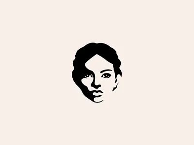 Girl logo beauty boy branding character cosmetic cosmodrome art design face graphic design illustration logo malina cosmica man mark mascot portfolio portrait sale vector waman