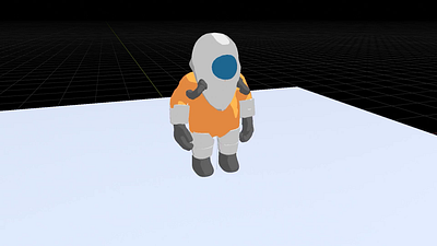 Astronaut 3d animation astronaut blender