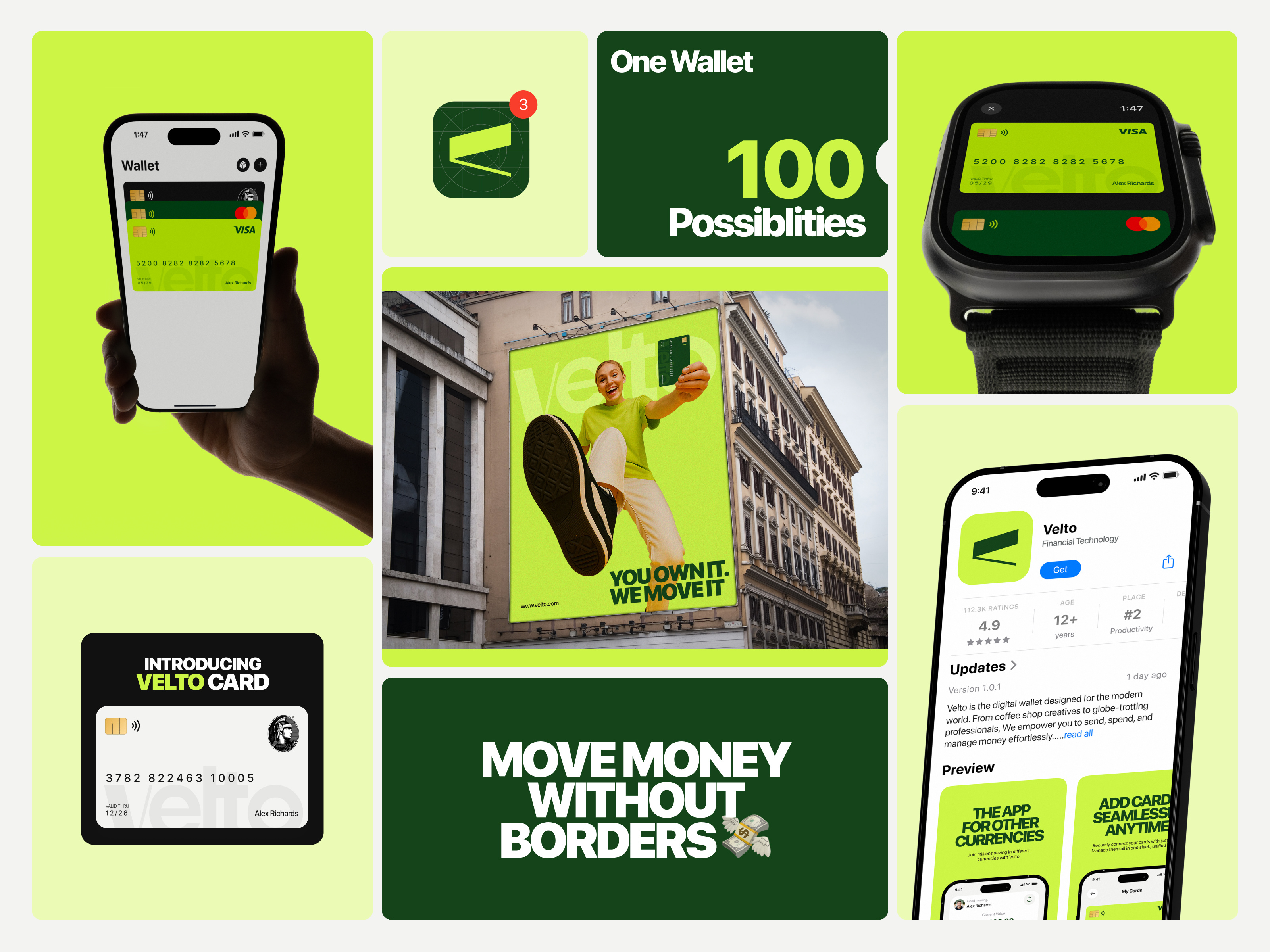 Velto© - Digital Wallet | Brand Identity animation bank banking branding cards commercial creative credit card finance financial graphic design logo modern logo motion graphics ui velto visual identity