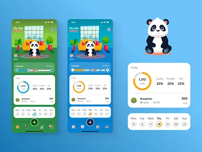 Calorie tracker app | UI/UX | Healthcare android app calorie tracker daily log app diet app ui health wellness healthcare app healthcare tech ios app lifestyle app meal planner mobile app design nutrition app self care app tracker app ui uiux design ux wellness app wellness technology