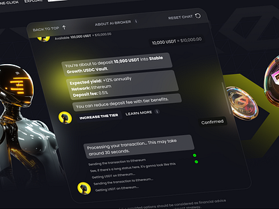 Crypto Investments Platform App UI/UX ai broker ai ui app ui bridge ui chat ui crypto crypto app ui crypto intefrace crypto platfrom crypto ui crypto ux ethereum exchange ui investment app midjourney swap ui ui vaults ui