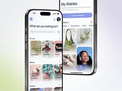 Shhh… A Wishlist Mobile App Concept | Hyperactive Design Contest app card cards concept contest dashboard design ecom icon mobileapp navbar purple search ui uidesign uiux ux wish wish list wishlist