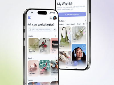Shhh… A Wishlist Mobile App Concept | Hyperactive Design Contest app card cards concept contest dashboard design ecom icon mobileapp navbar purple search ui uidesign uiux ux wish wish list wishlist