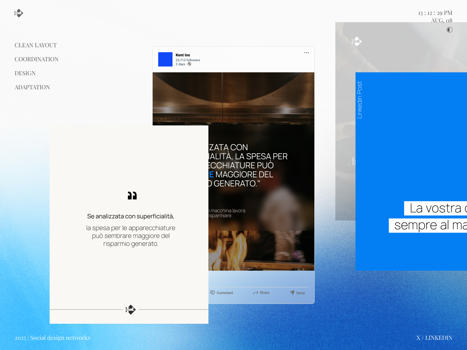 Kent Ins — Social Media Design design system