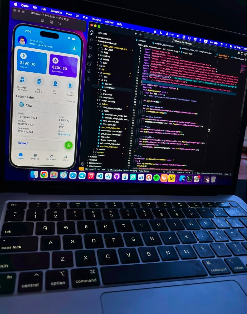 Example of Mobile App Development And Design.