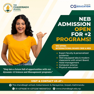 Admission Open post graphic design