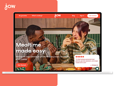 JOW | UX / UI | Design fot Meal Planning & Grocery Shopping app figma interface design modern ui recipe app responsive design ui uidesign uiux user experience ux uxdesign web design webdesign website
