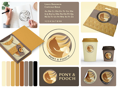 Pony & Pooch Logo Design animal animal hospital brand strategy branding dog graphic design groomers horse logo logotype pet shop pooch vet clinic veterinary