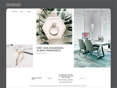 ADA Diamonds animation branding design figma graphic design illustration illustrator logo typography ui ux vector xd
