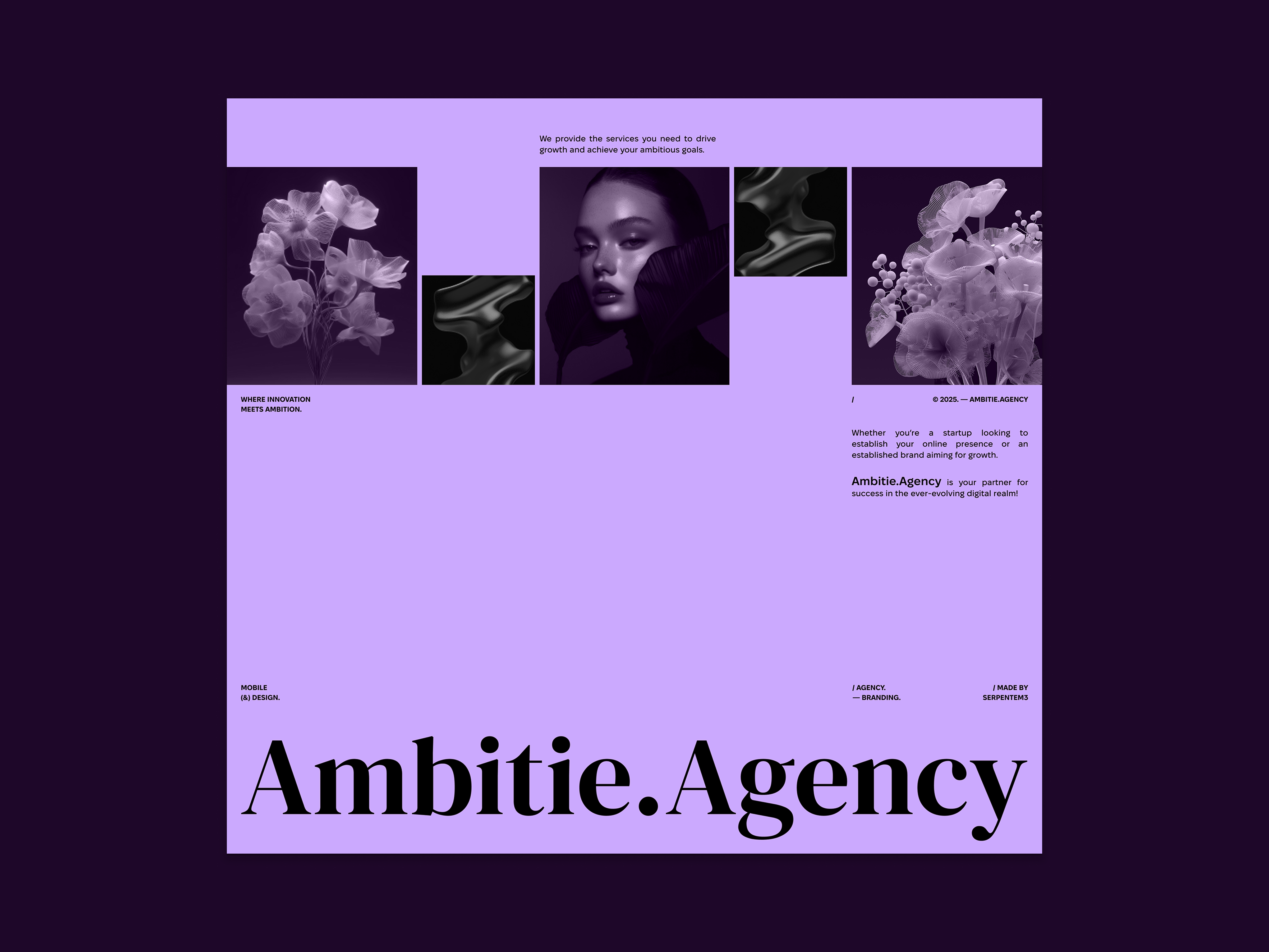 Ambitie.Agency — Mobile (&) Design. agency analytics app brand brand identity branding business businesses campaign content content strategy design digital digital agency marketing mobile app mobile design seo ui ux