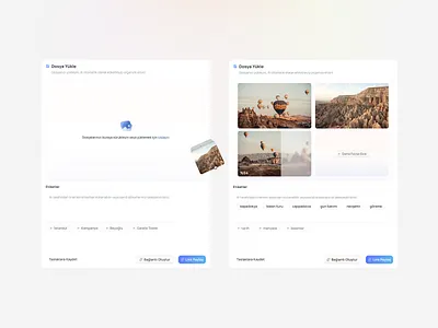 AI-Powered Image Tagging UI ai design file file upload image ipowered library media project saas share folder tag ui upload ux web