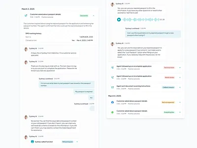 Expanded chat view callback chat chat feed chat thread customer issue customer support customer support tool feed government help helpdesk intercom sms support thread voice message voicemail whatsapp zapier zendesk