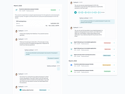 Expanded chat view callback chat chat feed chat thread customer issue customer support customer support tool feed government help helpdesk intercom sms support thread voice message voicemail whatsapp zapier zendesk