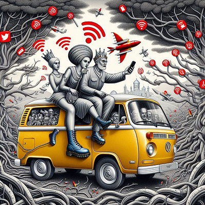 Persian Graphic Design By Pouya Golestaneh | Red Wifi 3d animation branding graphic design motion graphics