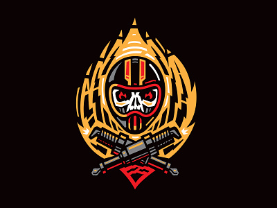 Illustration fire fortnite helmet illustration motorcycle skull spark plugs spray