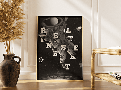 Cosmic Reinvention (Poster Design) graphic design poster design ui