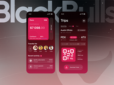 Digital wallet and money management application Mobile UI design blockchain clean ui crypto app cryptocurrency design digital wallet figma ui design finance fintech hero section ui minimal ui mobile app modern ui payments ui ui design ux ux design wallet app
