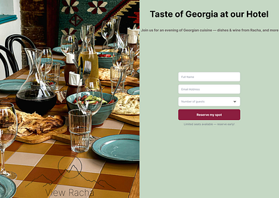Taste of Georgia branding graphic design ui
