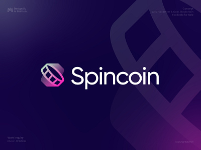 Abstract Letter S, Blockchain, Crypto, Defi Logo bitcoin blockchain logo branding crypto coin crypto logo crypto wallet defi logo designishkul letter s logo logo logo design logo designer logo icon modern logo s coin logo spin logo wallet logo