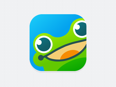 Frog Icon 3d animation app branding design flat graphic design icon illustration illustrator logo minimal motion graphics typography ui ux vector web web design website