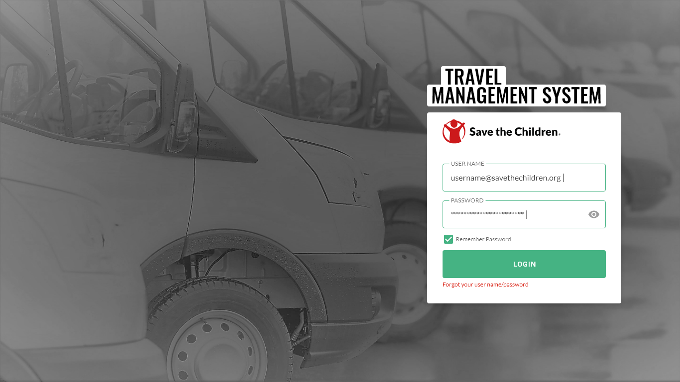 TMS Login UI figma login ui