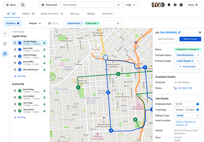 Glassbiller Mapping and Spec Sheet graphic design map prototyping ui ux