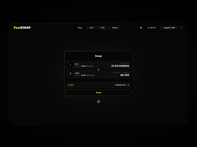 Swap Desktop App binance bitcoin blockchain coin crypto crypto screen exchange homepage swap swap design web3