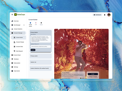 Effortless GDPR Compliance: A Visual Consent Banner UI europe