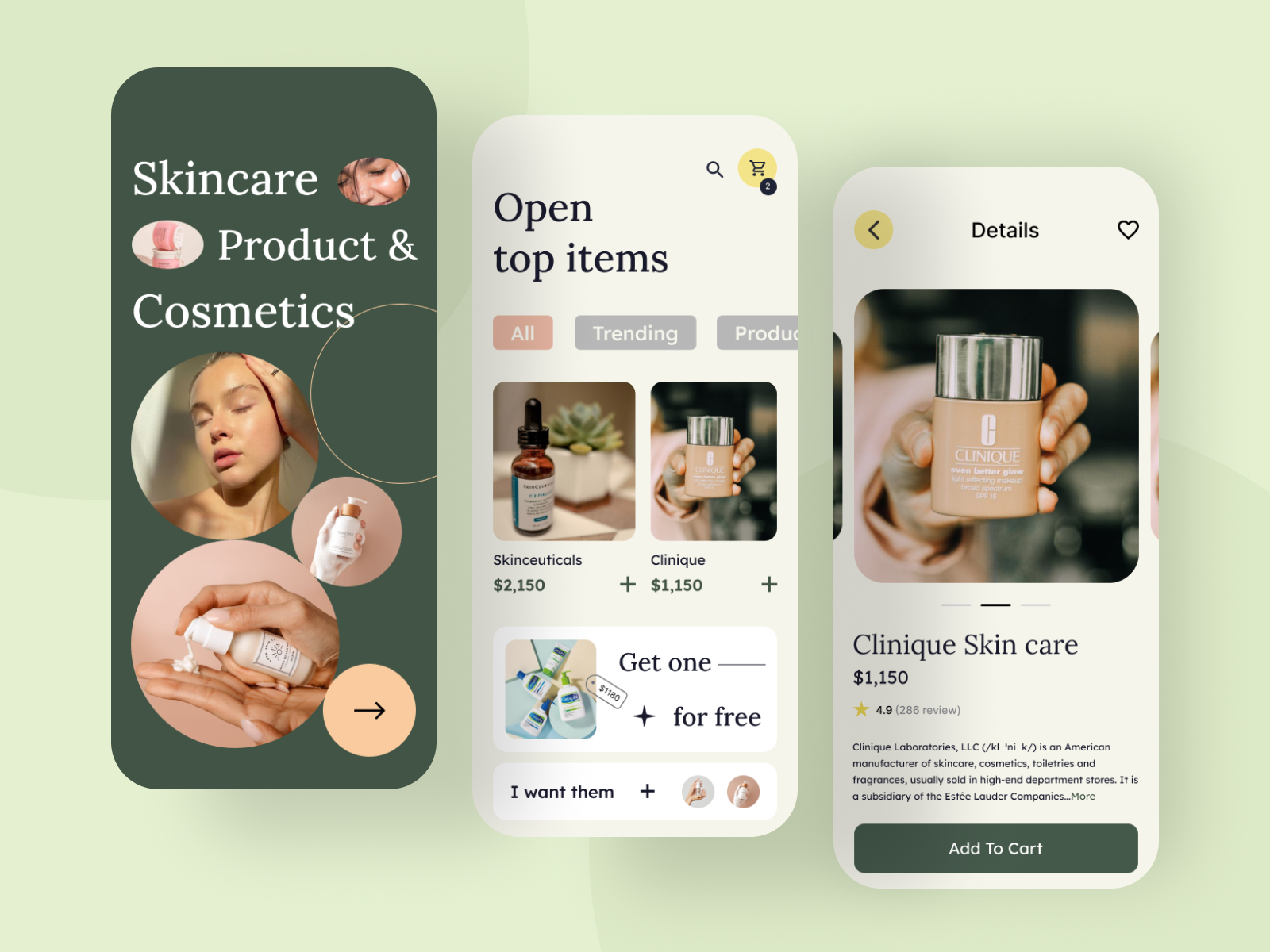 skincare cosmetics app by Nizam on Dribbble