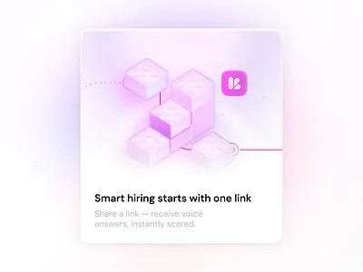 Bento Card — Smart Hiring Link Concept bento bento card bento card design bento design bento section card card design card section design figma figma design illustration saas saas design ui uiux ux uxui