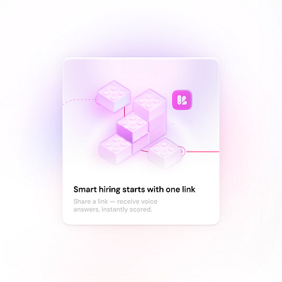 Bento Card — Smart Hiring Link Concept bento bento card bento card design bento design bento section card card design card section design figma figma design illustration saas saas design ui uiux ux uxui