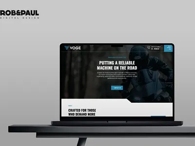 Voge Motorcycles Ireland design graphic design ui ux websitedesign